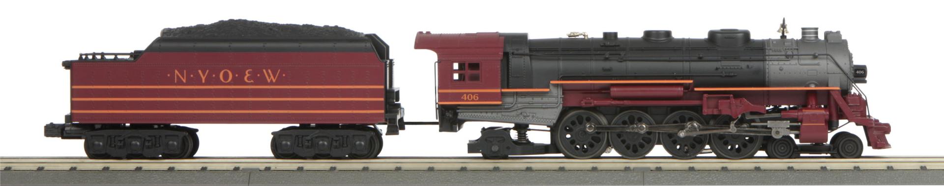 New York Ontario & Western 4-8-2 L-3 Mohawk Steam Engine w/Proto-Sound 3.0