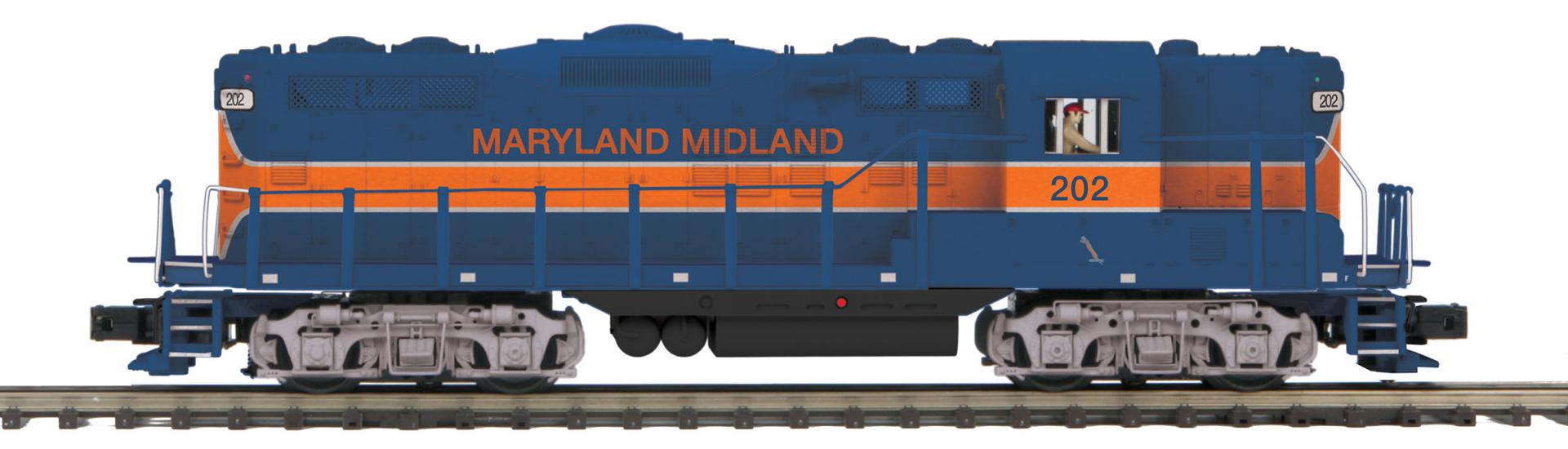 Maryland Midland O Scale Premier GP-9 Diesel Engine With Proto-Sound 3.0