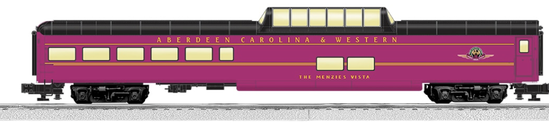 Aberdeen Carolina & Western 21" Vista Dome Car