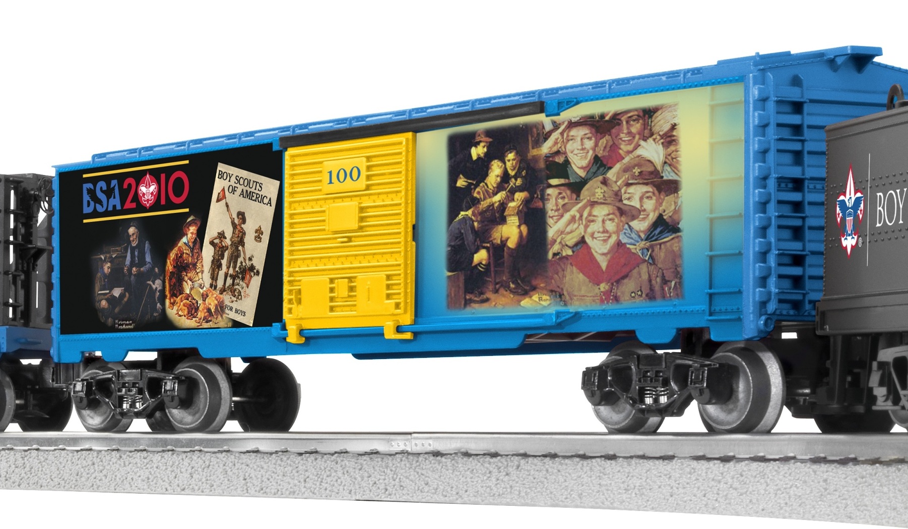 Boy Scouts of America 0-8-0 Freight Set (0-8-0 Steam Loco #1910)