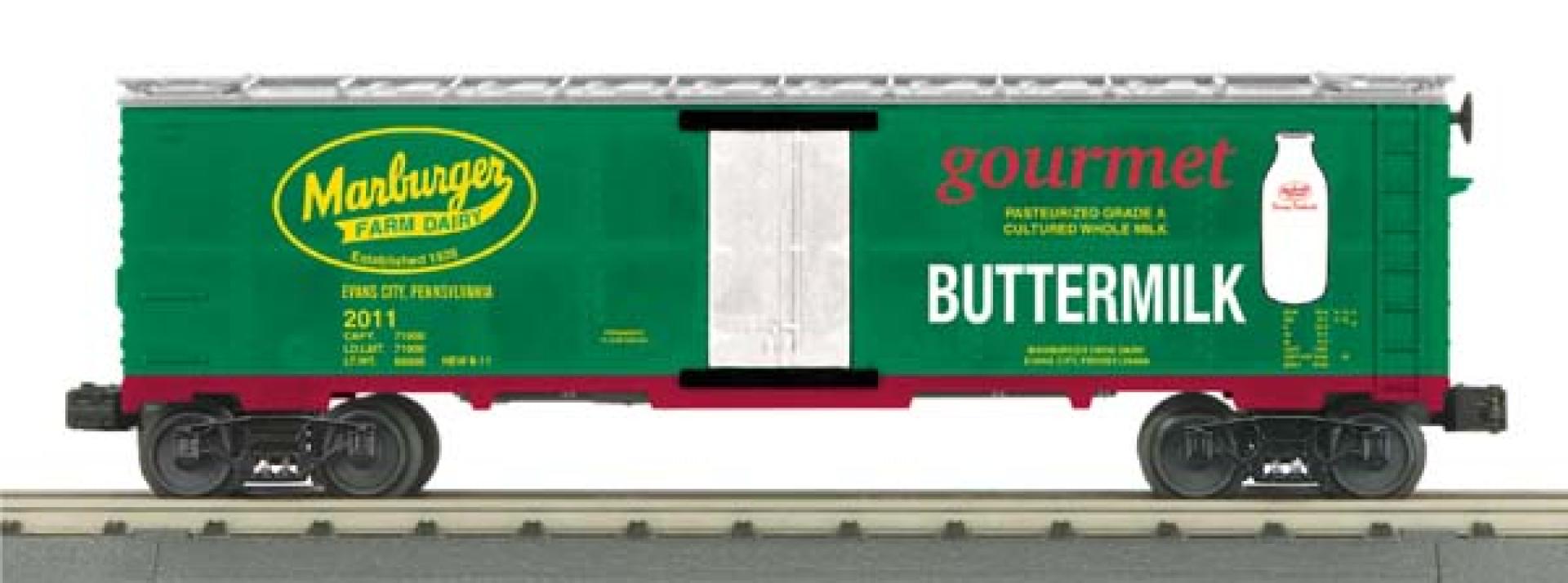 Marburger Dairy O Gauge RailKing Modern Reefer Car
