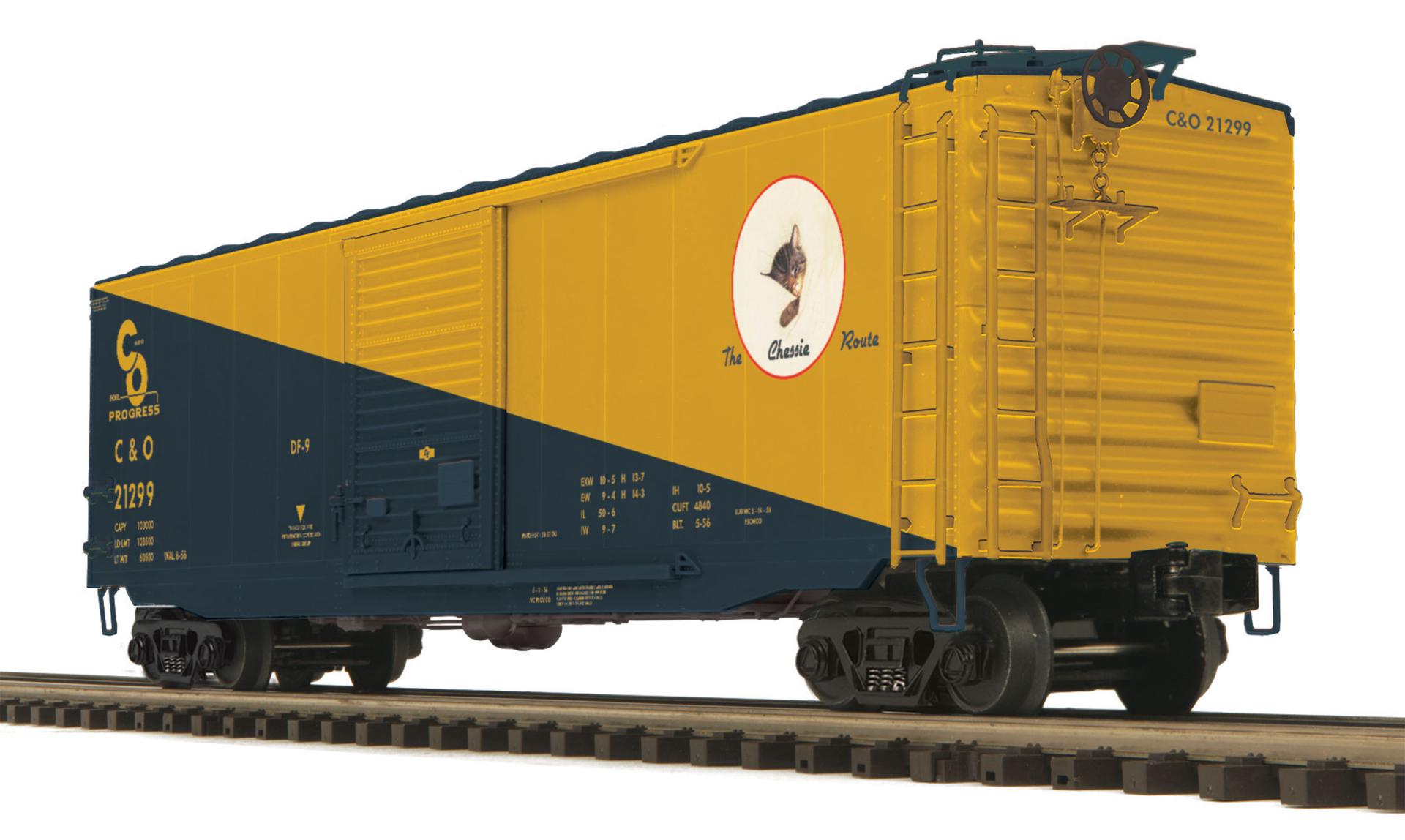 Chesapeake & Ohio 50' Ps-1 Box Car w/Youngstown Door