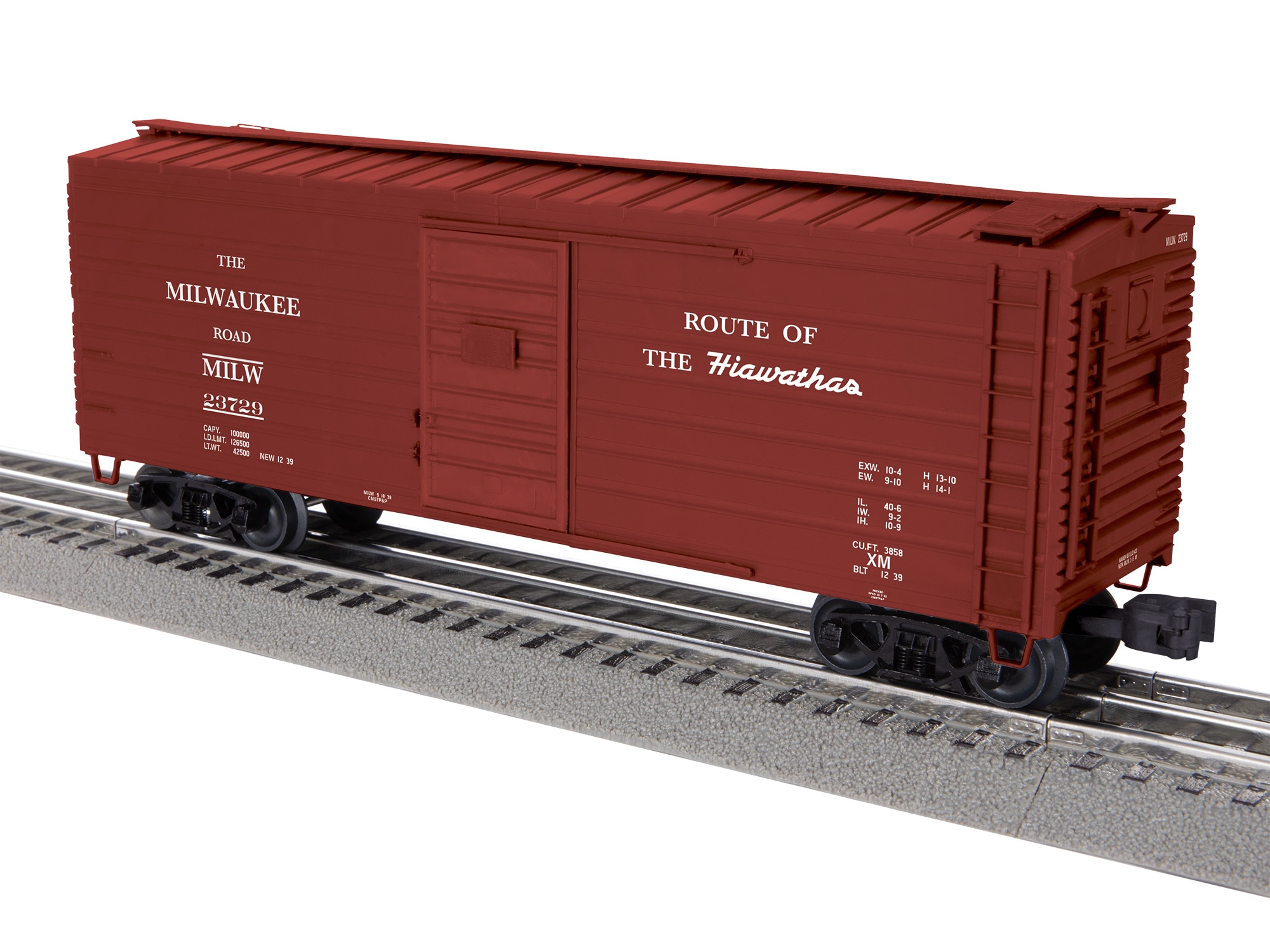 Milwaukee Road Rib-side Boxcar (Hiawatha) #23729