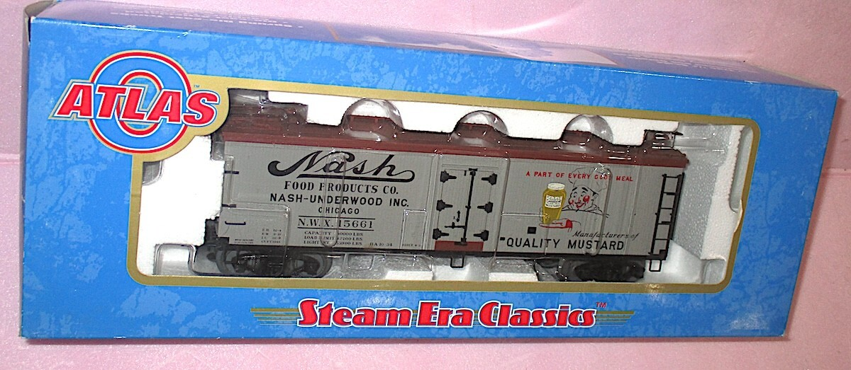 8104-1 40' Wood Refrigerator Car - Nash Food Products #15660