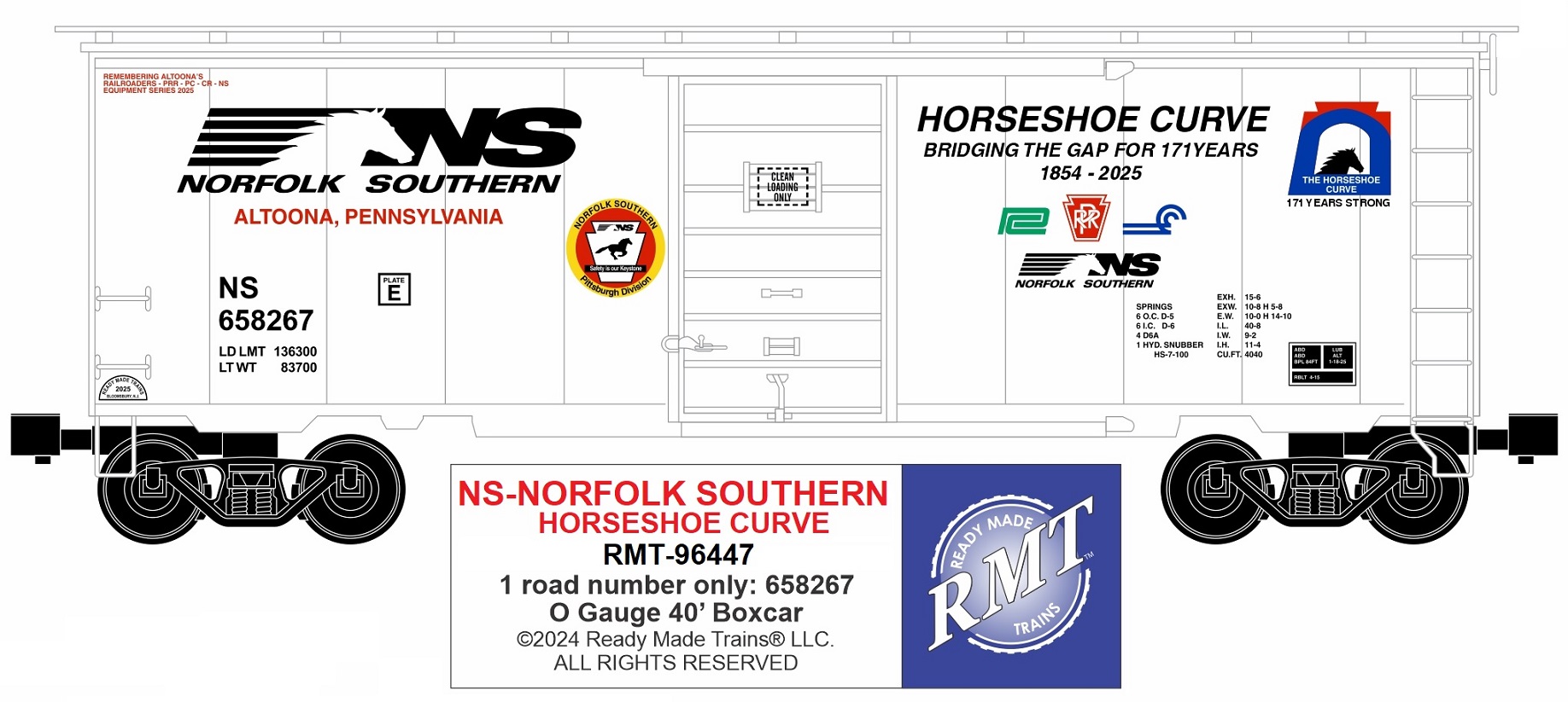 NS-NORFOLK SOUTHERN 'HORSESHOE CURVE'
