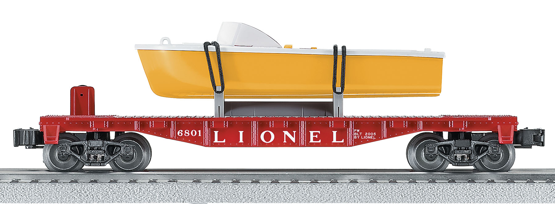 #6801 Flatcar with Boat