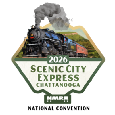 2026 Scenic City Express NMRA National Convention logo