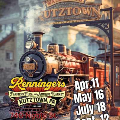 Kutztown Train Flash Meet @ Renningers logo
